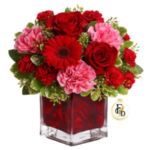 Cubo en Flores Mixtas