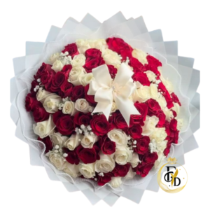 Ramo en 75 Rosas Bicolor