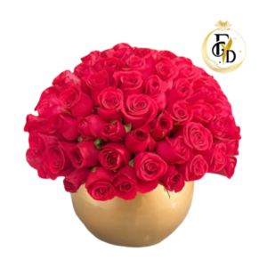 Fina Esfera en 100 Rosas Rojas