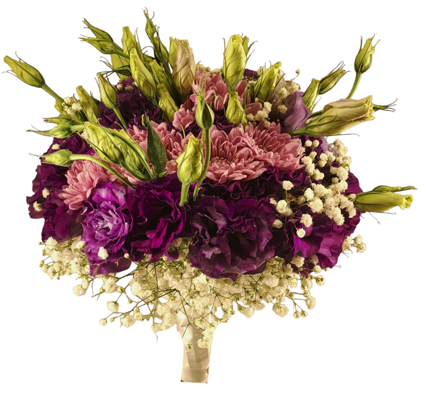 Ramo en lisianthus - Flores y Detalles Chile