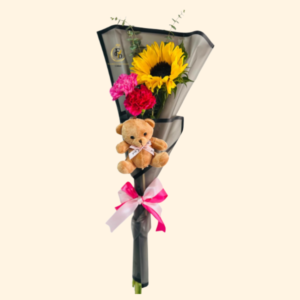 Girasol y osito
