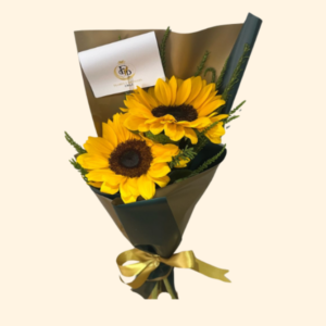 Ramo en 2 girasoles