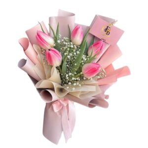 Tierno Ramo de Tulipanes