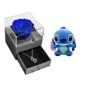 Rosa Eterna y Stitch
