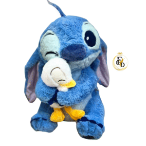 Tierno Stitch Abrazando Patito