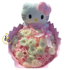 Rosas Eternas y Hello Kitty