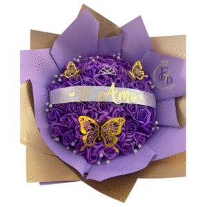 Rosas Eternas Moradas