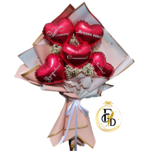 Ramo de Corazones Personalizados