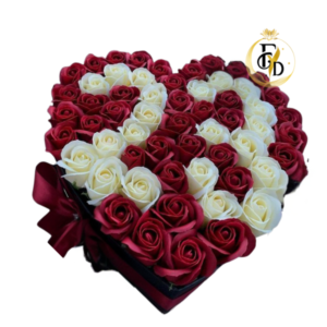 Box Eterno de 50 Rosas