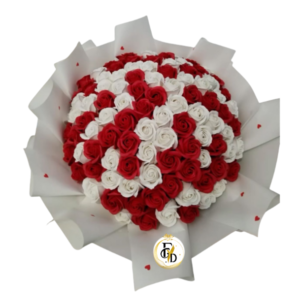 80 Rosas Eternas En Ramo