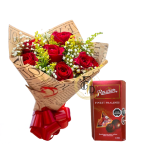Pack Rosas y Chocolates