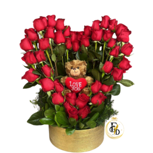 Corazon en 40 Rosas
