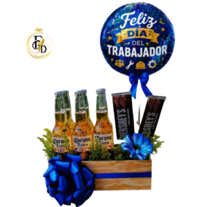 Arreglo con Cervezas y Chocolates