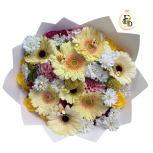 Sobrio Ramo con Gerberas