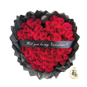 Ramo Corazon en Rosas