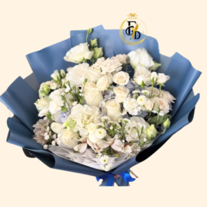 Elegante Ramo con Flores Blancas