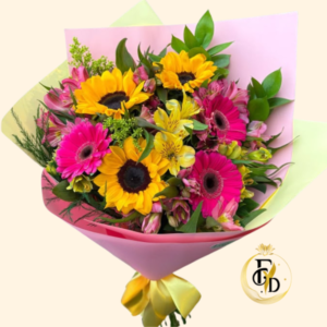 Ramo con Girasoles y Gerberas