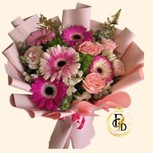 Ramo Primaveral de Gerberas y Rosas