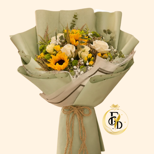 Elegante Ramo con Flores Amarillas