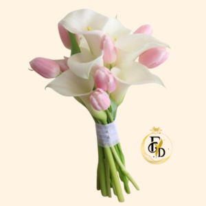 Ramo de Novia con Calas y Tulipanes